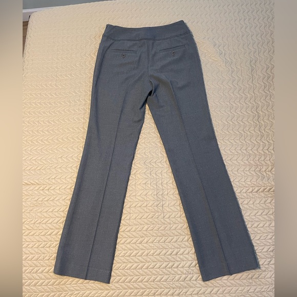 Long/Tall Talbots gray side zip pants, size 6, 34 inseam. Excellent condition. - Picture 2 of 8